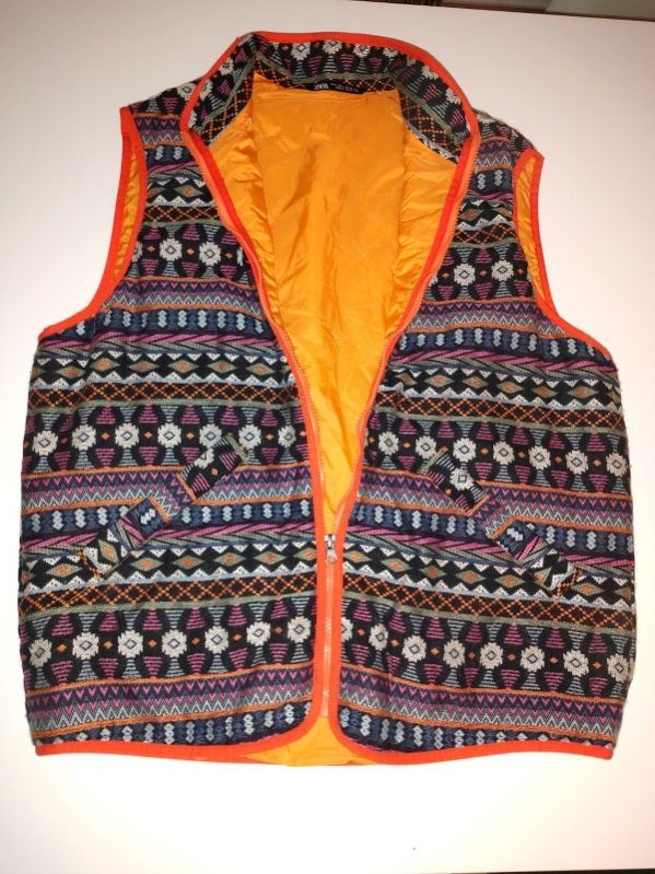 Zara NEW Fashion Lightweight Vest Colorful Size L