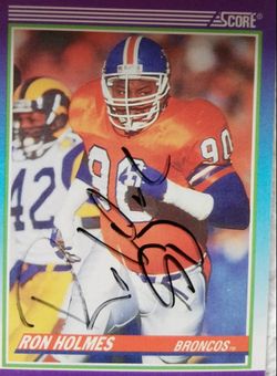 Autograph Ron Holmes.