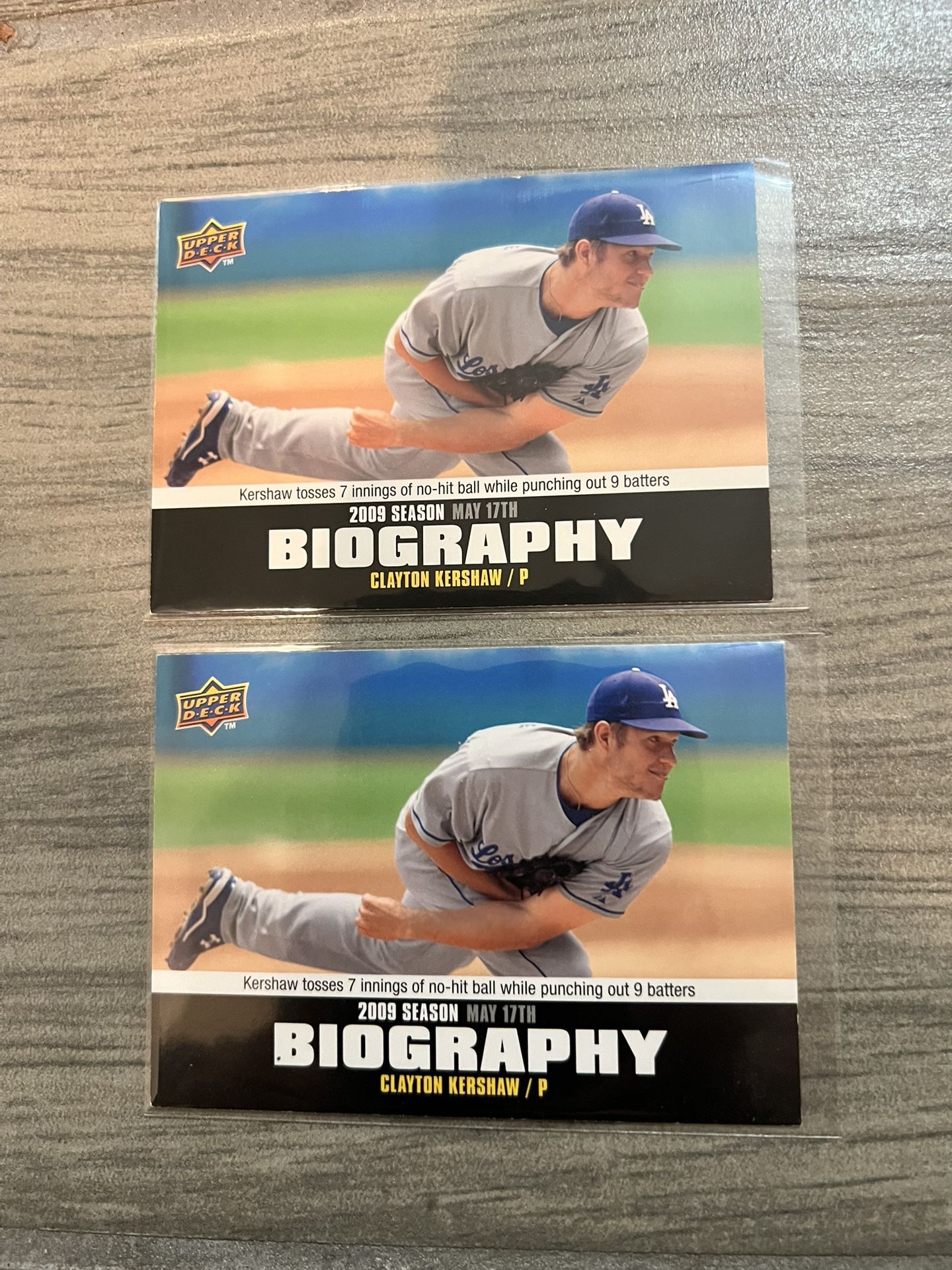 2010 Upper Deck - Season Biography Clayton Kershaw #SB-121