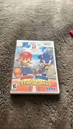 Mario and sonic at the Olympic Games for the Wii