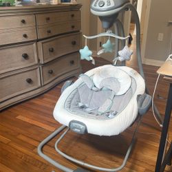 Graco DuetConnect LX Portable Baby Swing and Bouncer