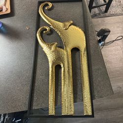 Elephant decor gold