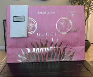 Pink Coral shopping bag w/ dust bag