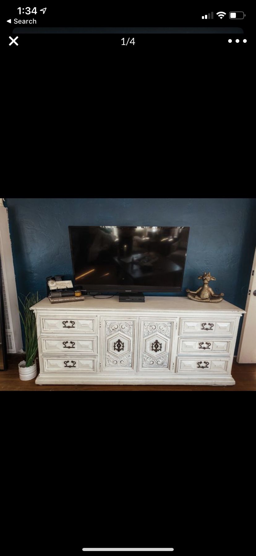 Entertainment center storage chest