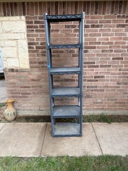 Tall Plastic Storage Shelf