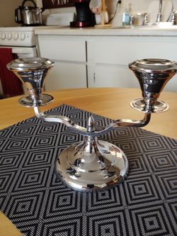55+ Year Old Chrome Sabbath Menorah