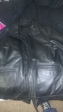 Roundtree and York New leather jacket