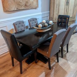 Gorgeous 7 Piece Dining Set~Canadel Table + 6 chairs 