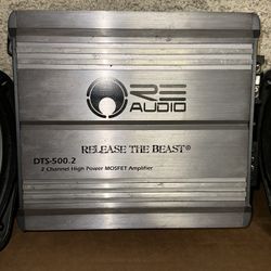 RE AUDIO Amplifier DTS-500.2