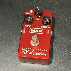 MXR M78 Custom Badass '78 Distortion Guitar Effects Pedal