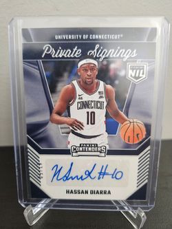 Hassan diarra #HD uconn nil private signings/50 ($20)