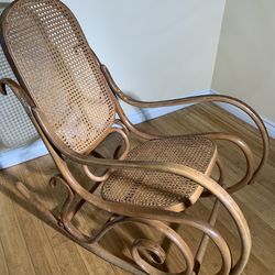 MCM Bentwood Rocking Chair Thonet Style