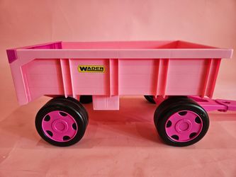 Pink Kids Toy Wagon – Perfect for Dolls & Toys!
