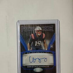Christian Gonzalez Rookie Auto 17/20