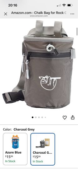 Chalk Bag for Rock Climbing, Climbing Chalk Bag for Bouldering with Friction Labs Premium Loose Climbing Chalk - High-Performance Hand Chalk with Supe