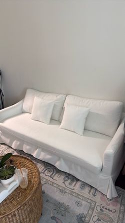 White sofa