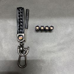 Cadillac Key Chain And Tire Cap