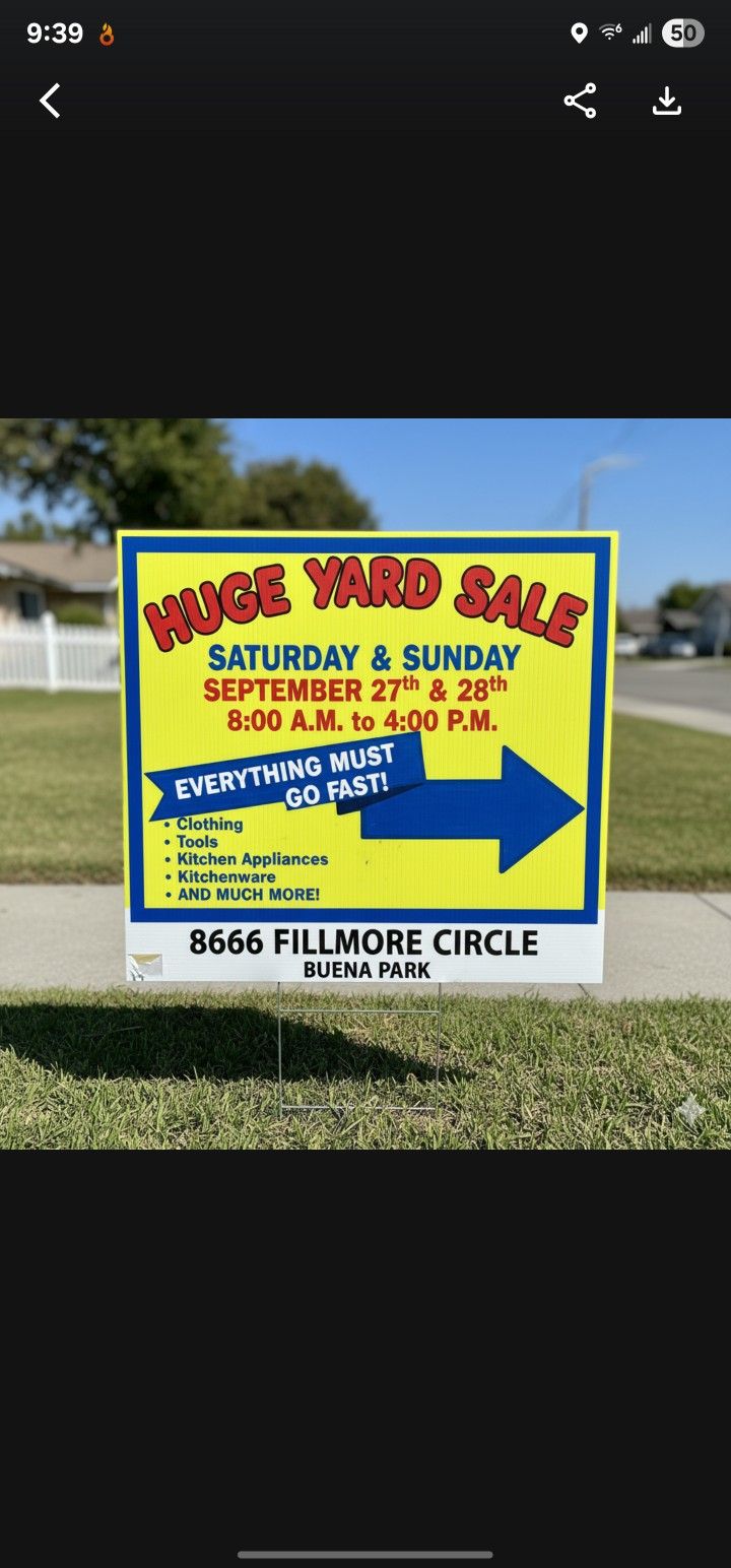 Yard Sale