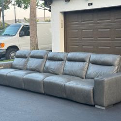 Electric Recliners Couch/Sofa - Gray - Like New - Delivery Available 🚛