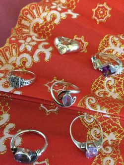 Sterling Silver Jewelry 💍💎🎉 Silver Rings size #5