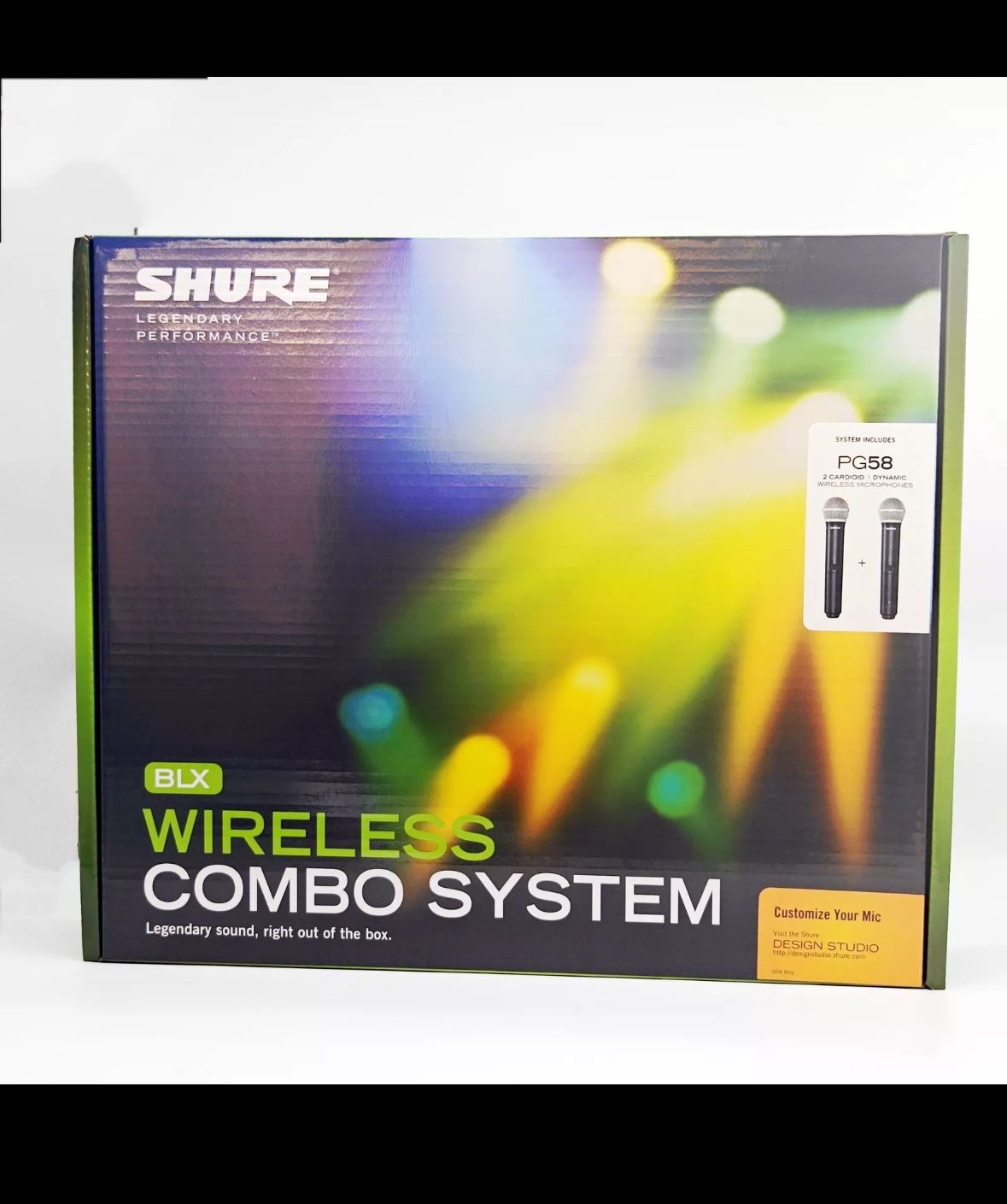 Shure BLX288/PG58 Handheld Wireless Microphone System (For Repair)