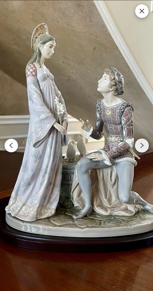 Lladro Lancelot & Guinevere 1434 'Vows' Retired