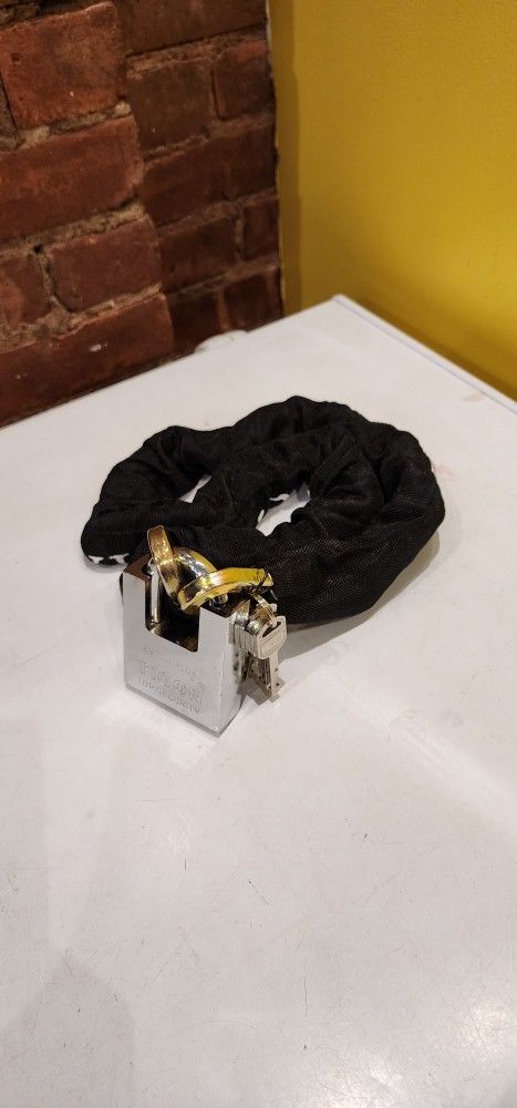 Extreme Heavy Duty Metal Bike Chain With Heavy Duty Lock