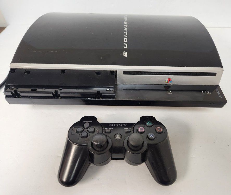 Sony PlayStation 3 CECHA01 Backwards Consol with Controller & Game