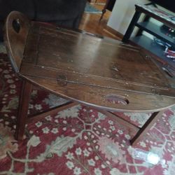 HOUSE SALE! Small Antique Wooden Waiters Table