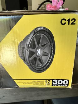 Kicker C12 4ohm Comp 12” Sub