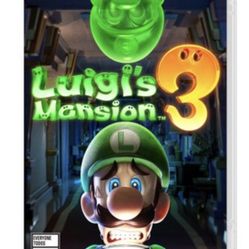 Luigis Mansion 3 Switch With Case