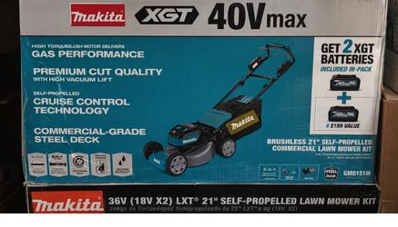 Makita 40V Cordless Lawn Mower Kit