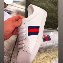 White Gucci Shoes Men 