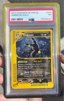Umbreon Skyridge H30 PSA 7 NEW CERT
