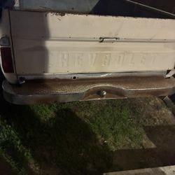 1971 Chevy C10 / C20 Rear Step Bumper – Original Patina  Price $120 OBO