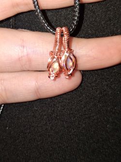 1 of a kind handmade tiny opal pendants