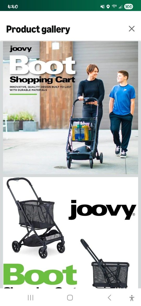 Joovy Boot Shopping Cart