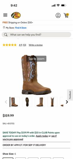 Brand new cowboy boots with tags in box women’s size 8