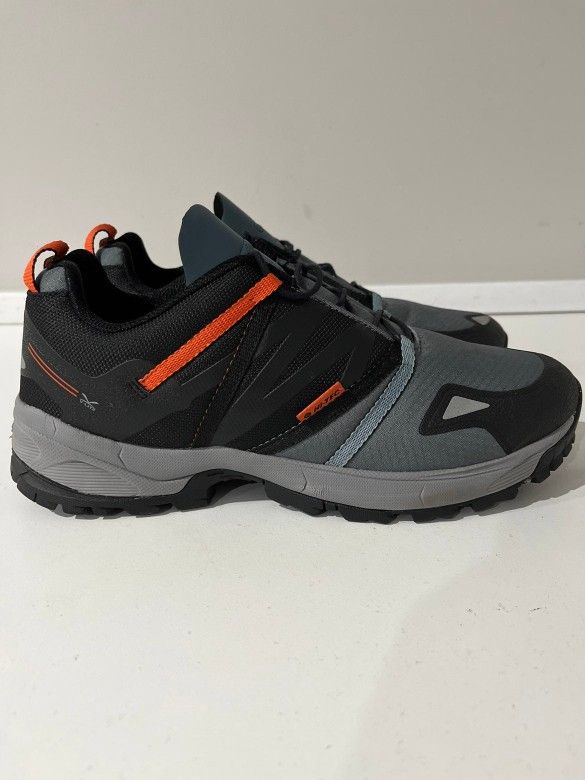 Hi-Tec Shoes Men’s 9 Trail Lite Grey Waterproof Techlite New Lace Up