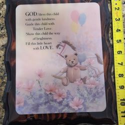 Wall Picture BABY prayer 