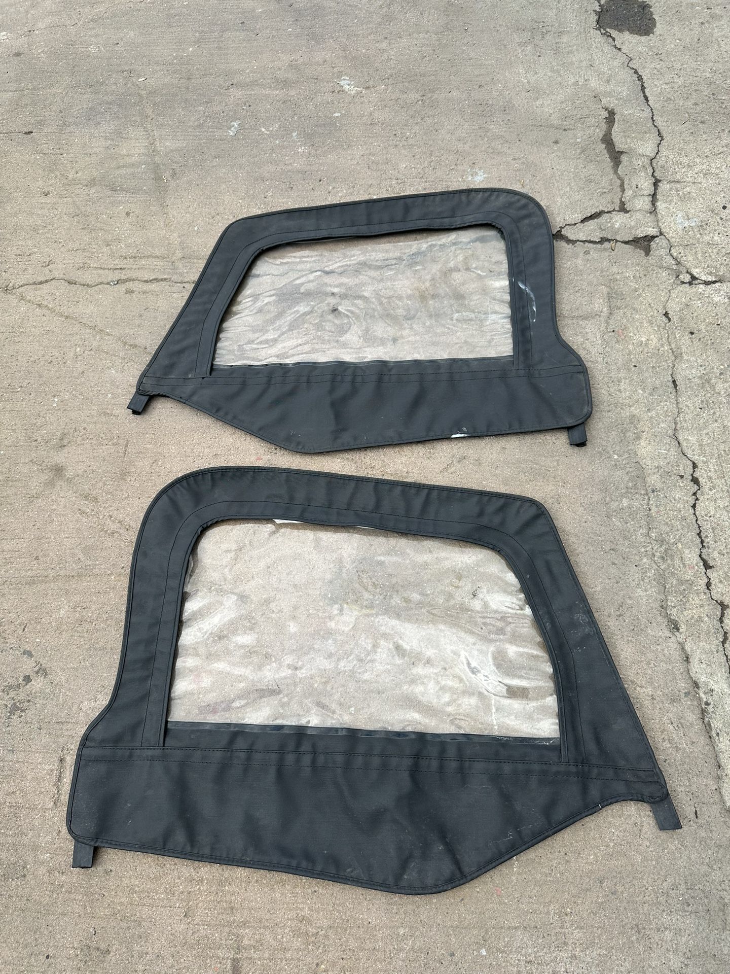 Jeep Wrangler TJ Half Door Upper Skin Black 97 Through 2006