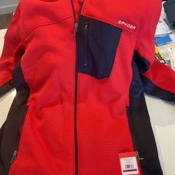 Spyder Wear Full Zip Fleece Jacket, Sweater