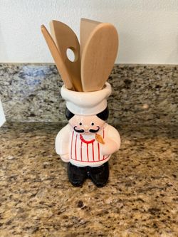 Vintage Avon chef Andre utinsel holder