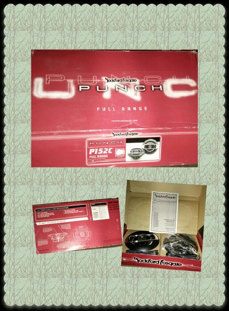 ROCKFORD FOSGATE P152C 2-WAY SPEAKERS