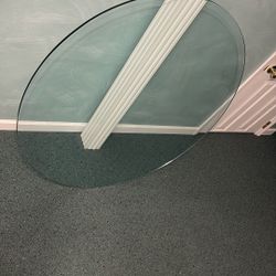Glass Table Top 46 Inches 1/2” Thick 