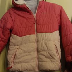 !! Girls  Hooded  Puffer Jacket  Eddie  Bauer  Size 10-12