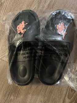 U.S. Polo Assn. Women's Black Slide Sandals