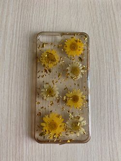 iPhone 7 Plus real daisies case