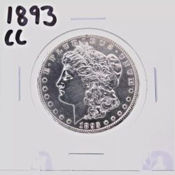 1893 CC Morgan Silver Dollar - RAW & UNGRADED

