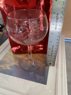 Crystal Clipper Ship Glasses
